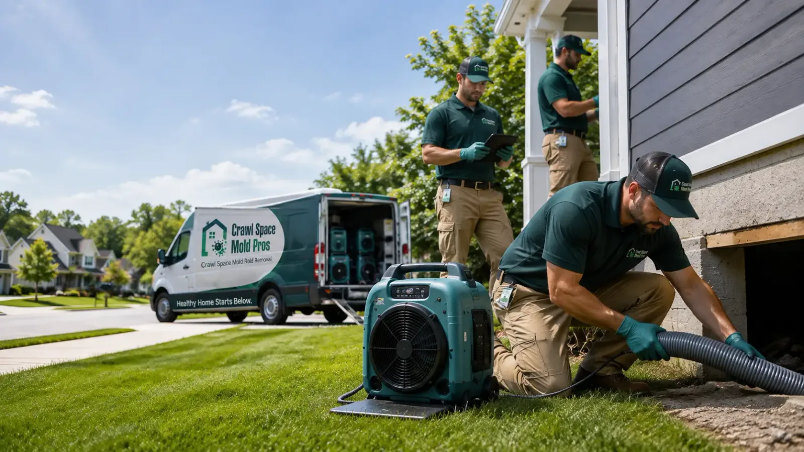 Crawl Space Mold Removal in Kapolei, HI